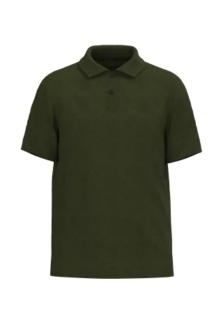 FYNCH-HATTON - Polo Terry dark khaki - Gr. - XXL