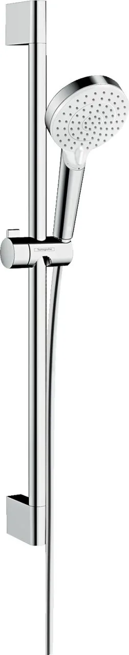 Hansgrohe Brausenset Crometta Vario EcoSmart 6 l/min/Unica 650mm weiss/chrom, 26555400 26555400