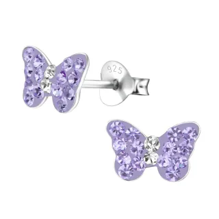 Schmetterling Ohrringe aus 925 Silber