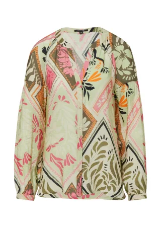 comma - Bluse pink|mehrfarbig - Gr. - 38