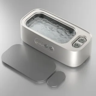 Ultrasonic Glasses Cleaning Machine Dual Compartment Jewelry Eyeglass Third Gear High Frequency Vibration Washing Machin