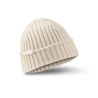 Fellhof Merino Babymütze Purzl 48/51 sand