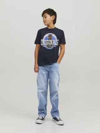 JACK&JONES - JJICHRIS JJORIGINAL AKM 920 NOOS JNR Blue Denim - Gr. - 128