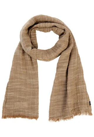 camel active - Schal aus reiner Baumwolle beige - Gr. - OS