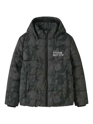 NAME IT - NKMMETER PUFFER JACKET REF1 Black - Gr. - 134