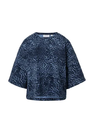 comma - T-Shirt blau - Gr. - 34