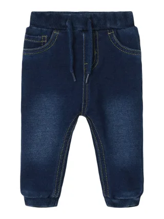 NAME IT - NBMBEN ROUND SWE JEANS 1058-TR NOOS dark blue denim - Gr. - 74