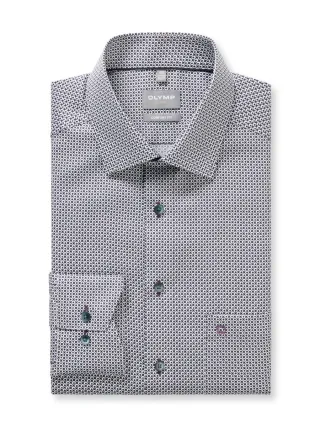 OLYMP - Comfort Fit: Businesshemd violet - Gr. - 46
