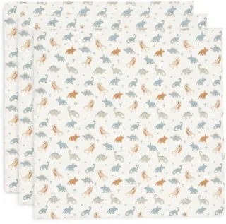 Jollein Spucktuch Hydrophill 70x70cm Roarsome, 3-Pack
