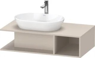 Duravit D-Neo Konsolenwaschtischunterbau wandhängend Taupe Matt 1000x550x260 mm - DE492909191 DE492909191