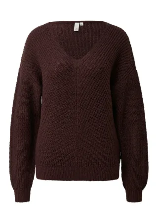 qs - Strickpullover rot - Gr. - M