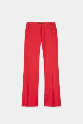 Luisa Cerano - Hosen Weiblich cherry red - Gr. - 44