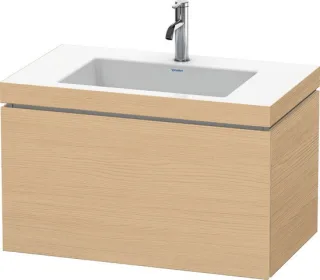 Duravit L-Cube c-bonded Set wandhängend Natur Eiche Matt 800x480x500 mm - LC6917O3030 LC6917O3030