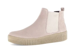 Gabor, Plateau, Stiefelette, Schlupfschuh mit dezenten Kontrastnähten