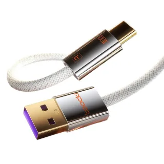 Toocki TX110A2 100W USB-A to Type-C Cable QC3.0 Fast Charging Data Transmission Thickened Tinned Copper Core Line 1M/2M