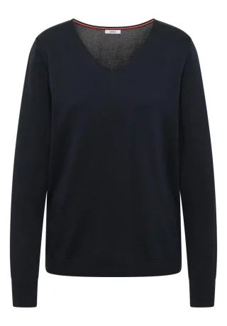 Cecil - Basic Pullover blau - Gr. - XL