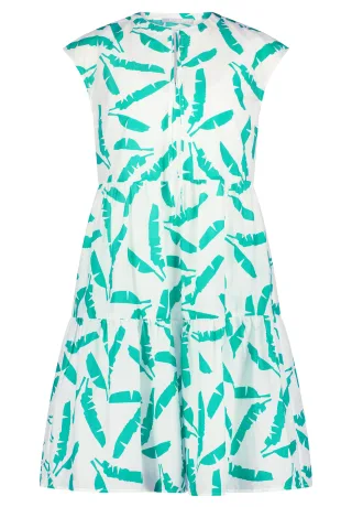 Betty & Co - Casual-Kleid white/green - Gr. - 40