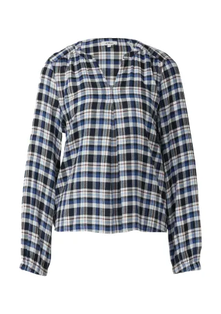 s.Oliver - Bluse blau|mehrfarbig - Gr. - 42