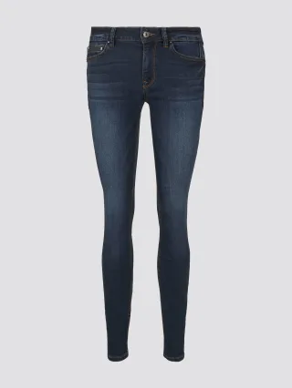 Denim Tom Tailor - TTJONA EXTRA SKINNY Jeans dark stone wash denim - Gr. - 28/32
