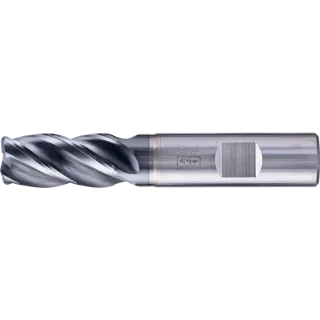 PFERD TOOLS VHM Eckfräser lang 4 Schneiden Radius TiAlN Schaft HB Universal Line - 23000171