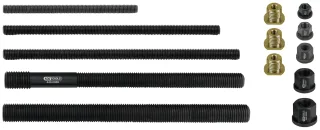 KS Tools Zugstangen-, Kragenmutter-, Adapter-Satz, 13-tlg - 440.0040
