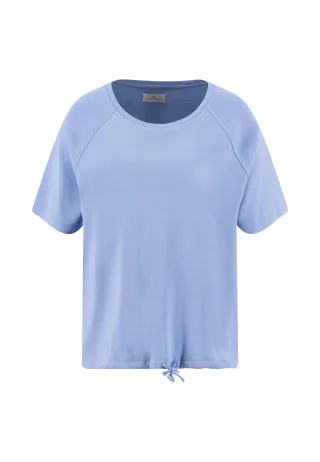 FYNCH-HATTON - T-SHIRT BIND SOLID STRUCTURE cornflower blue - Gr. - XL