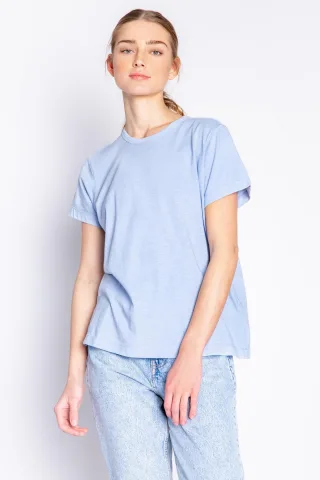 P.J. Salvage - s/s shirt hellblau - Gr. - XS