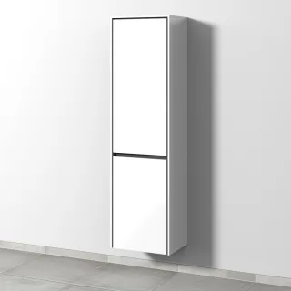 Sanipa Twiga Hochschrank mit 2 Türen, Anthrazit-Glanz, SY10779 SY10779