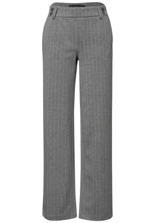 Street One - Straight Leg Hose grau - Gr. - 42/32