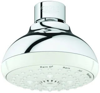 Grohe Kopfbrause Tempesta 100 27606 4 Strahlarten 9,5 l/min chrom, 27606001 27606001