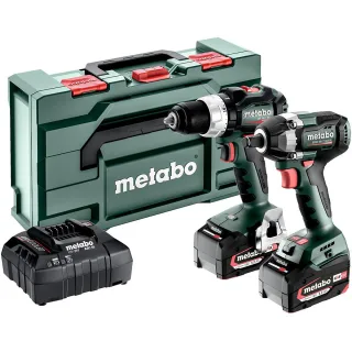 Metabo Akku Combo Set 2.9.3 18V BS 18 LT BL + SSW 18 LT 300 BL - metaBOX 145 L - 685203000