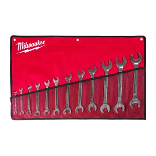 Milwaukee Doppel-Maulschlüssel 12-teiliges Set - 4932492714