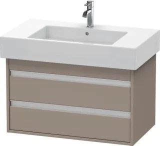 Duravit Ketho Waschtischunterbau wandhängend Basalt Matt 800x455x480 mm - KT664004343 KT664004343