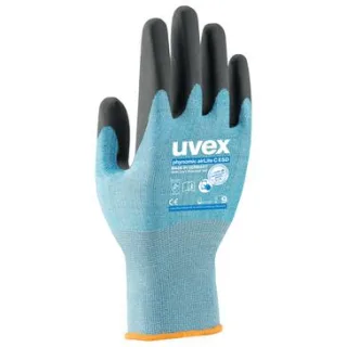 uvex Montage- u. Schnittschutzhandschuh phynomic airLite C ESD schwarz/blau 12 - 6008412