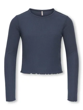 KIDS ONLY - KOGNELLA L/S O-NECK TOP JRS NOOS Ombre Blue - Gr. - 134/140