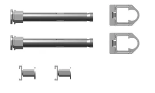 Kermi Bohrkonsolen-Set d:18mm, L=160mm, ZB02760003 ZB02760003