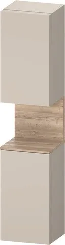 Duravit Qatego Hochschrank Taupe Matt 400x360x1760 mm - QA1346R55910000 QA1346R55910000