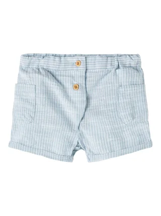 NAME IT - NBMHEBOS SHORTS smoke blue - Gr. - 74