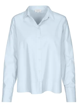 CLARINA - Bluse, 1/1 Arm, uni bleu - Gr. - 42