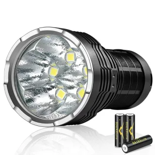 HAIKELITE HK05 5*SFN60 30000LM 1000M Long Range Powerful LED Flashlight with 3*21700 Battery Type-C USB Rechargeable Hig