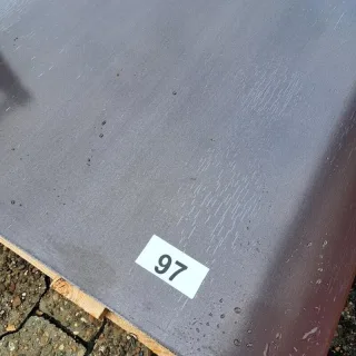 Flachblech | 1,00 m Länge | Schokoladenbraun ( RAL 8017 )