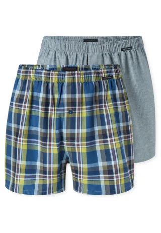 SCHIESSER - 2Pack Boxershorts sortiert 4 - Gr. - 8