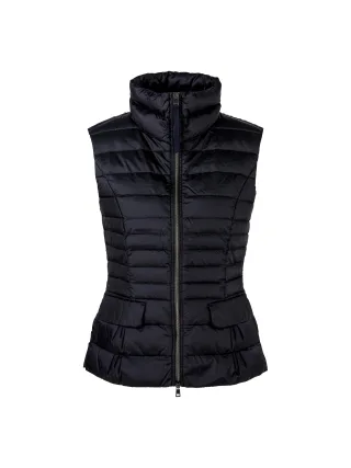 Marc Cain Essentials - Steppweste mit Daunenfutter midnight blue - Gr. - 38