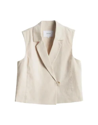 Opus - Weste - Wino beige - Gr. - 40