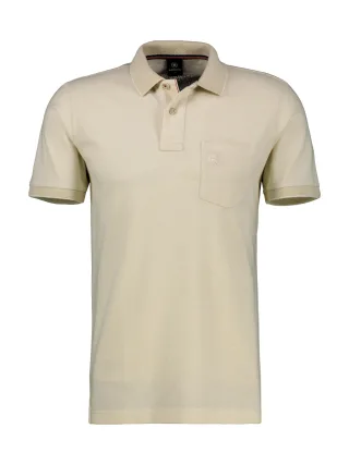 LERROS - POLO-KNOPF broken white - Gr. - L