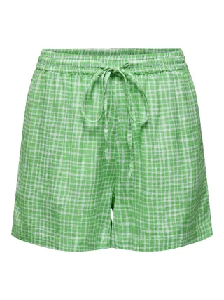 ONLY - ONLWILLOW LINEN SHORTS PTM green bee - Gr. - L