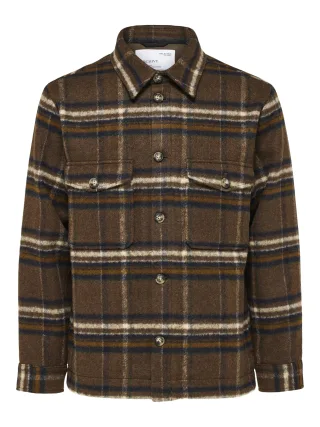 SELECTED MEN - SLHARCHIVE OVERSHIRT NOOS - Gr. - L