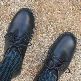 Shoezuu 3 Eye UK Shoe Black 45
