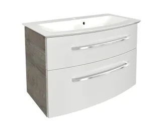 Fackelmann B.style Set Waschtisch 832x546x478 NaOa/weiß, 84418 84418