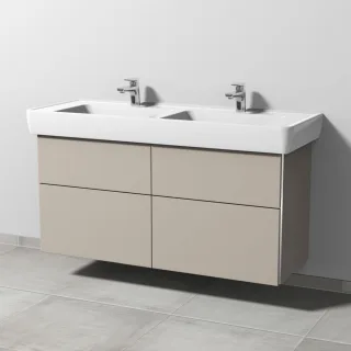 Sanipa 3way Waschtischunterbau zu Laufen Pro A Waschtisch mit 4 Auszügen, Kaschmir-Matt BP7601U